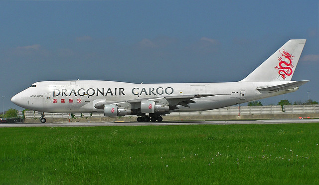 B-KAA Boeing 747-300 Freighter of Dragonair Cargo