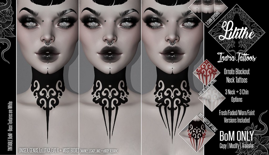 Lilithe'// Indra Tattoos @ Warehouse Sale