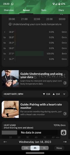 CORE Body Temp App for Google Android 232026
