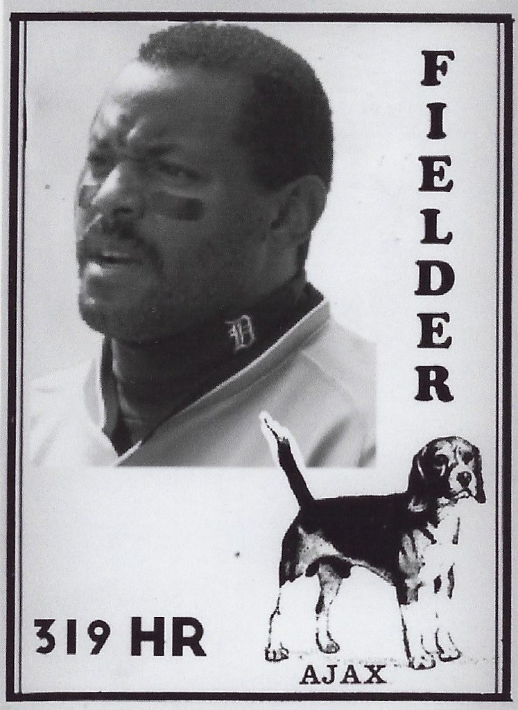 2020 Ajax Dog Food Retro - Fielder, Cecil (Blank Back)