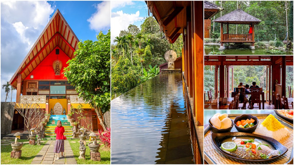 【南投美食】烏布雨林峇里島主題餐廳，日月潭魚池附近熱門南洋料理