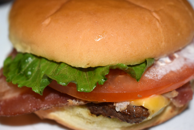 Wendy's Jr. Bacon Cheeseburger.