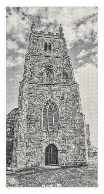 Holy Trinity Church, Drewsteignton, Devon, England, UK