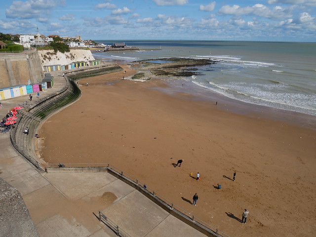Broadstairs - a game of beach cricket
