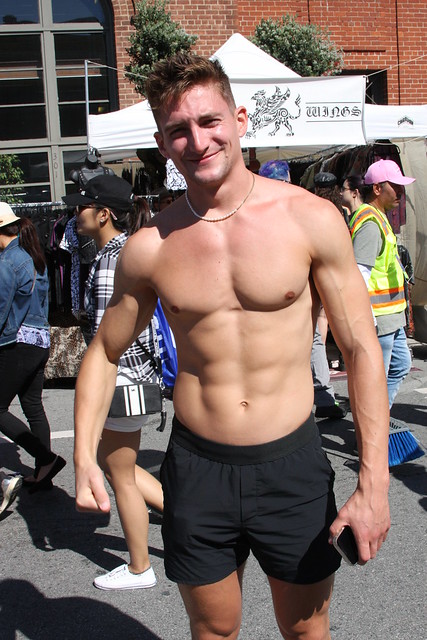 BEAUTIFUL BLOND MUSCLE HUNK  ! ! ~ photographed by ADDA DADA !~   FOLSOM STREET FAIR 2022 ! ~ (safe photo) (100+ faves)