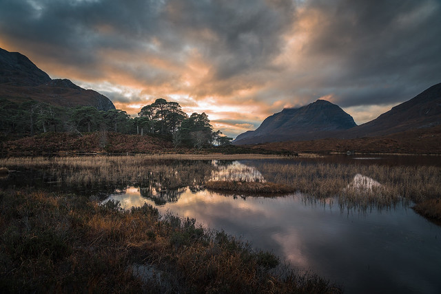 Explored: Loch Clair and Liathach at Sunset