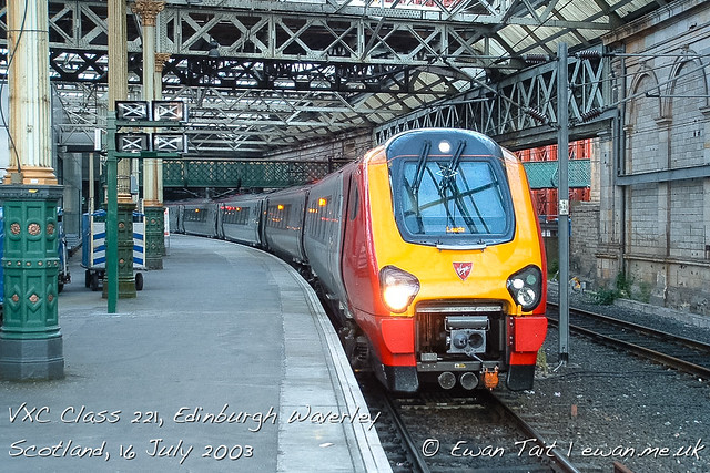 VXC Class 221, Edinburgh Waverley