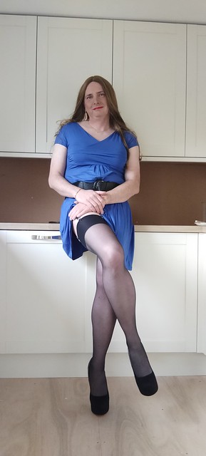 Another business outfit for today,. Skyscraper heels and stockings as wanted to feel sexy and professional