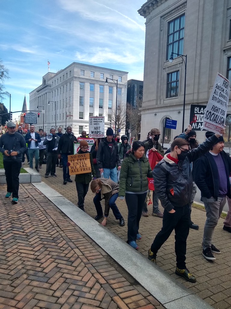 1/16 war protest in Raleigh, North Carolina