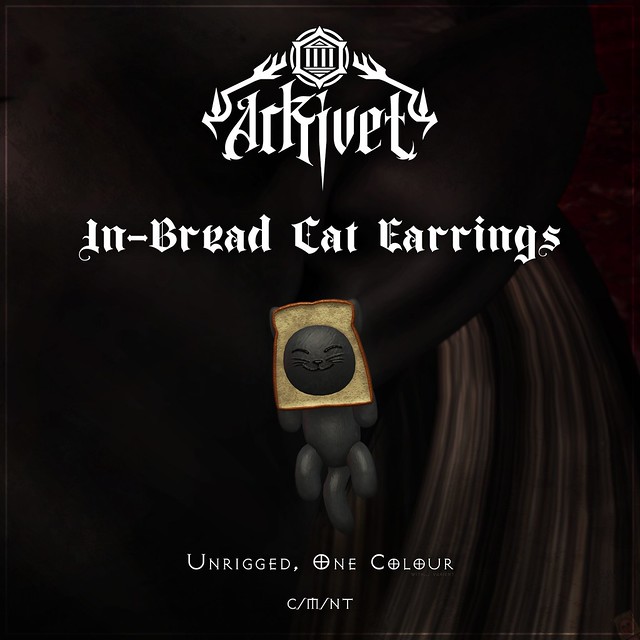Arkivet :: In-Bread Cat Earrings - Group Gift