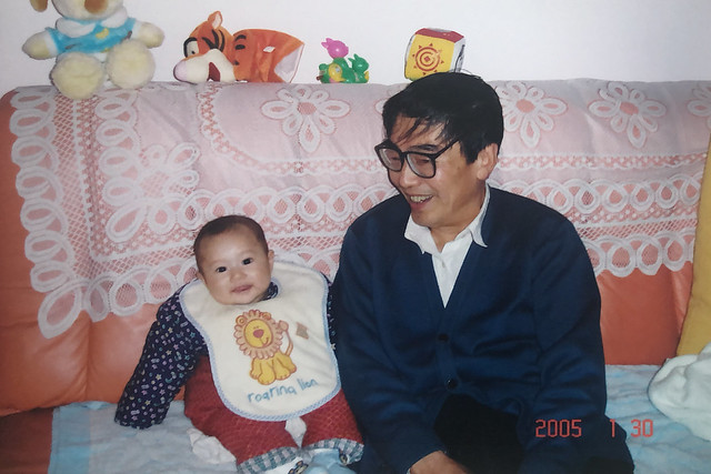 Beikun Wang and his Grandpa Ying Xiongqing