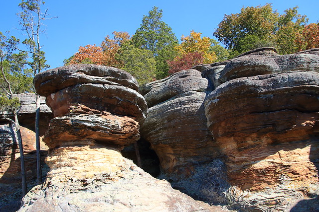 Rock Formation, Garden of the Gods -  Shawnee National Forest, Southern Illinois