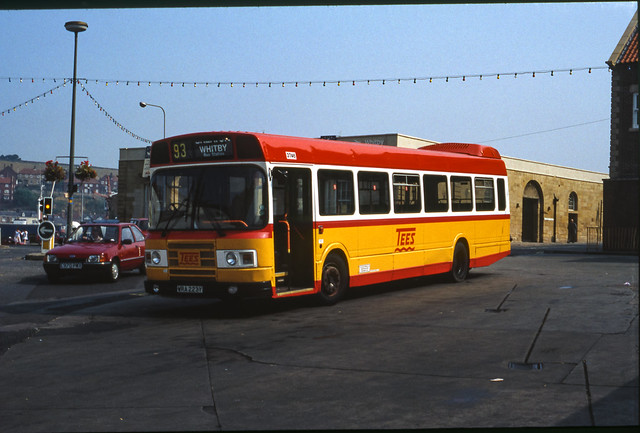 Leyland National 2 no. WRA223Y @ Whitby, 1991 [slide 9165]