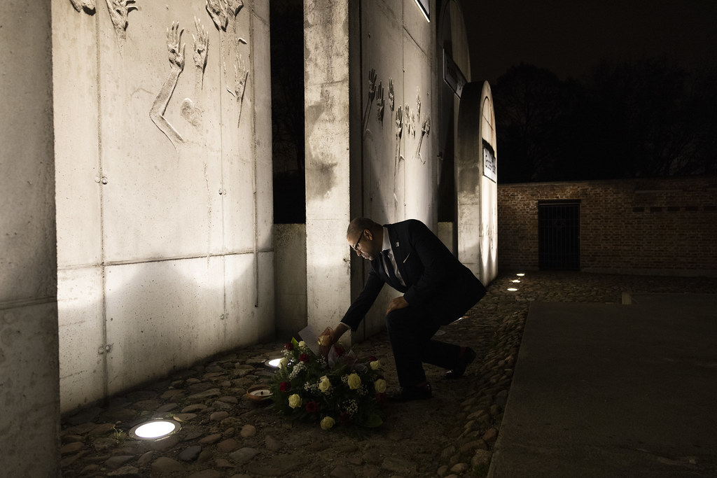 Foreign Secretary Cleverly visits Radegast Holocaust Memorial