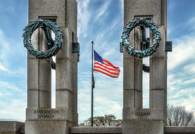 The US WW2 memorial - Washington DC