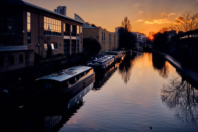 Regent's Canal sunset