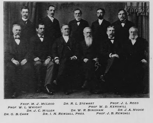 1900 Yearbook-Professors