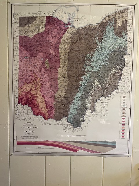 John A. Bownocker’s Ohio geological map