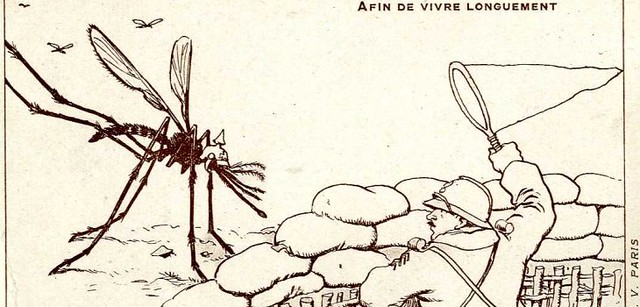 Malaria Comic during the World Wars