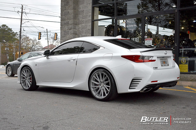 Lexus RC350 with 20in Vossen HF4T Wheels and Michelin Pilot Sport 4S Tires