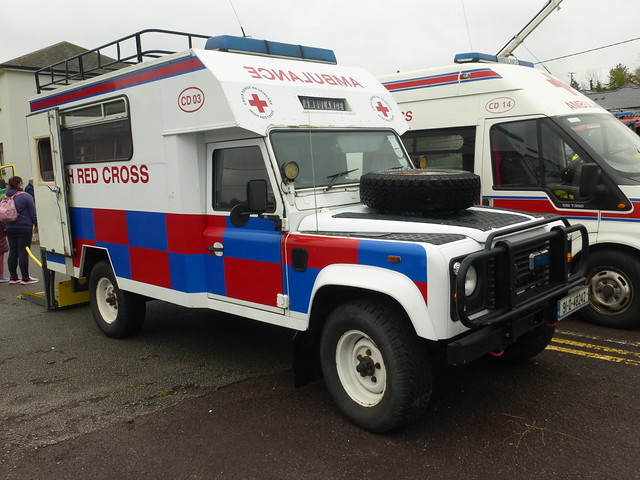 Irish Red Cross 1991 Landrover Defender Locomotors Ambulance 91D48242