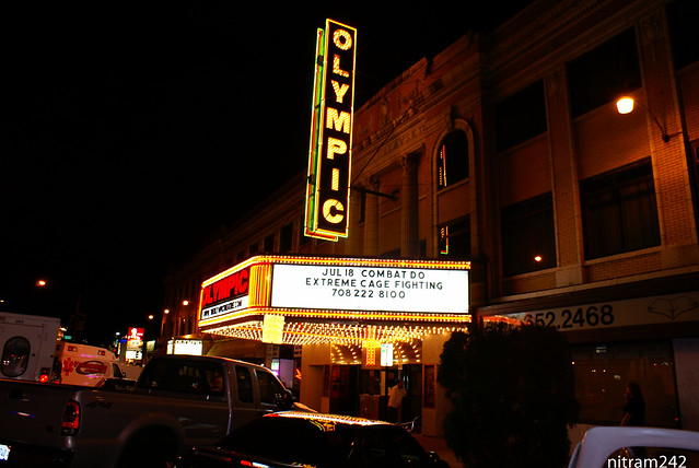 Olympic Theater Lights Marquee