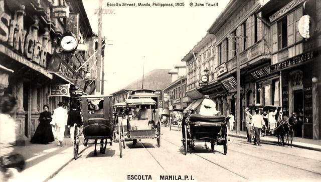 Escolta Street, Manila, Philippines, 1905