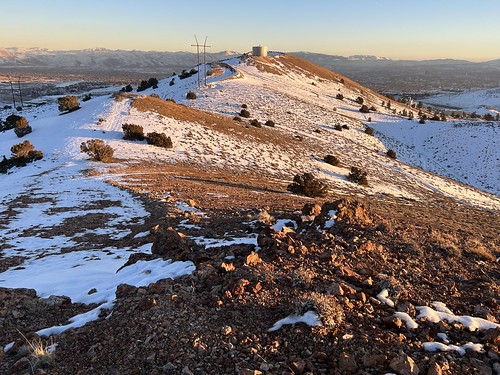 Red Hill at sunset by Ray Bruun, Red Hill, Reno, NV