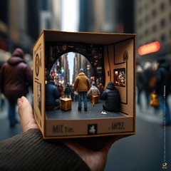 "A View of the City from a Box"