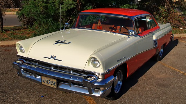 1956 Mercury Monterey two-door two-tone hardtop, Brampton, Ontario..