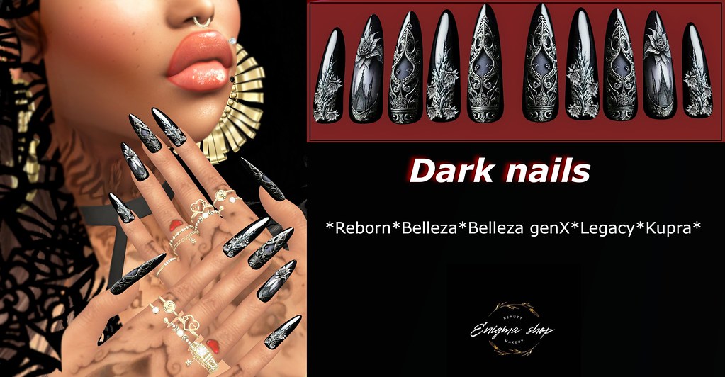 Dark nails!