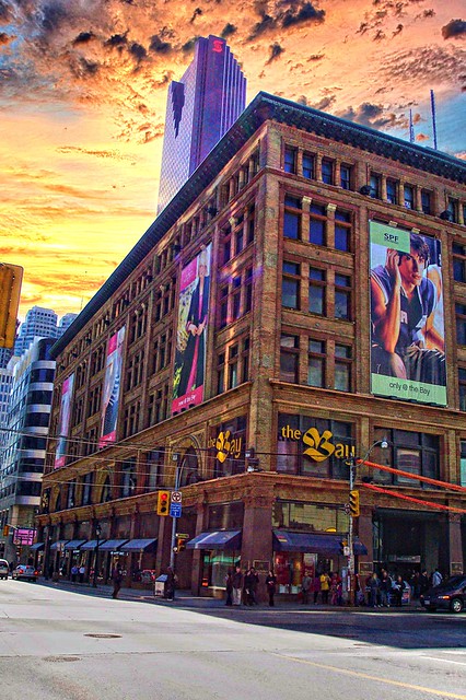 Toronto Ontario - Canada  - Department Store - Simpson's - Hudson Bay - 5th Ave - Sears Canada - Downtown Store