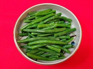 Green Beans with Yuzy Vinaigrette