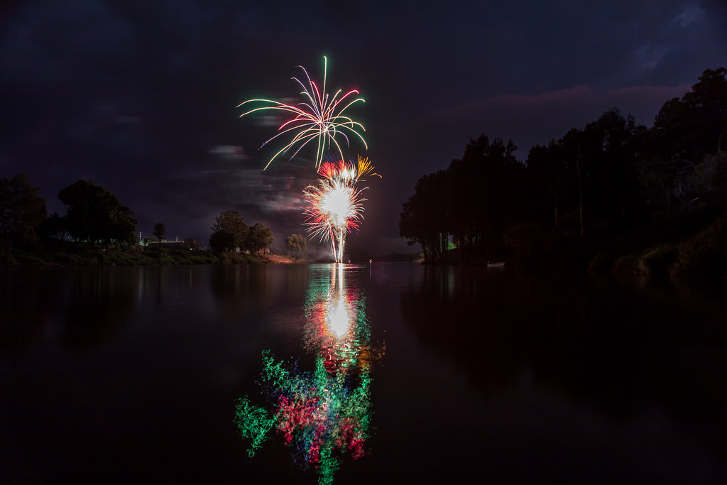 Australia Day Fireworks at Windsor NSW
