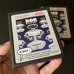 R.O.B. Revenge, Atari 2600, new sticker, 2022