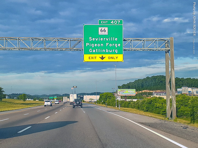TN-66 Exit on I-40 East, 3 June 2022
