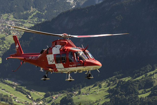 Rettungseinsatz / Rescue operation, Schynige Platte (Switzerland)