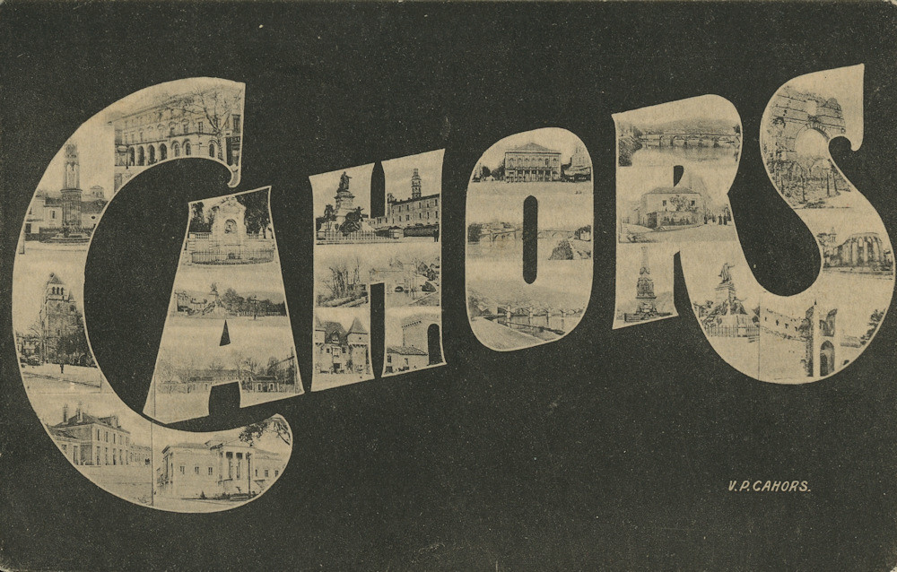 Cahors, France - Large Letter Postcard