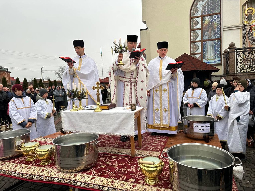 Ucrania - Bautismo del Señor en la Parroquia Santos Cirilo y Metodio