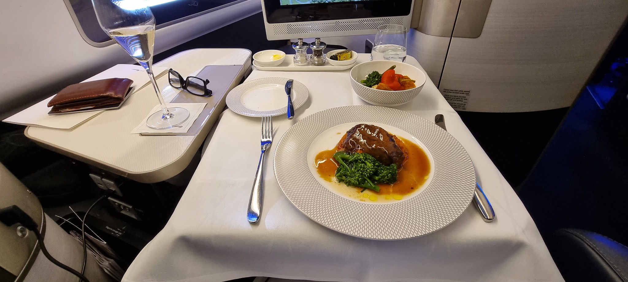 Another beef cheek served on board the BA flight to JFK
