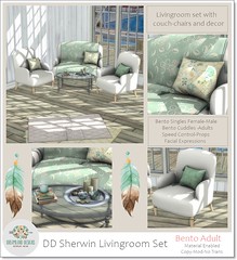 DD Sherwin Livingroom Set-Adult