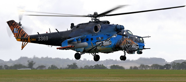 Mi Mi-24 Hind Helicopter  3369 Tiger Squadron Czech Air Force