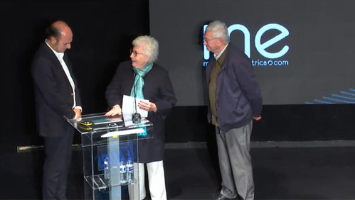 José Manuel Anderica y Beatriz Cubillo en la 2ª Entrega de Premios de Vehículos Eléctricos