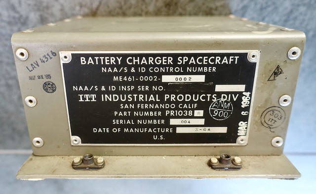 Apollo Command Module Battery Charger S/N 4