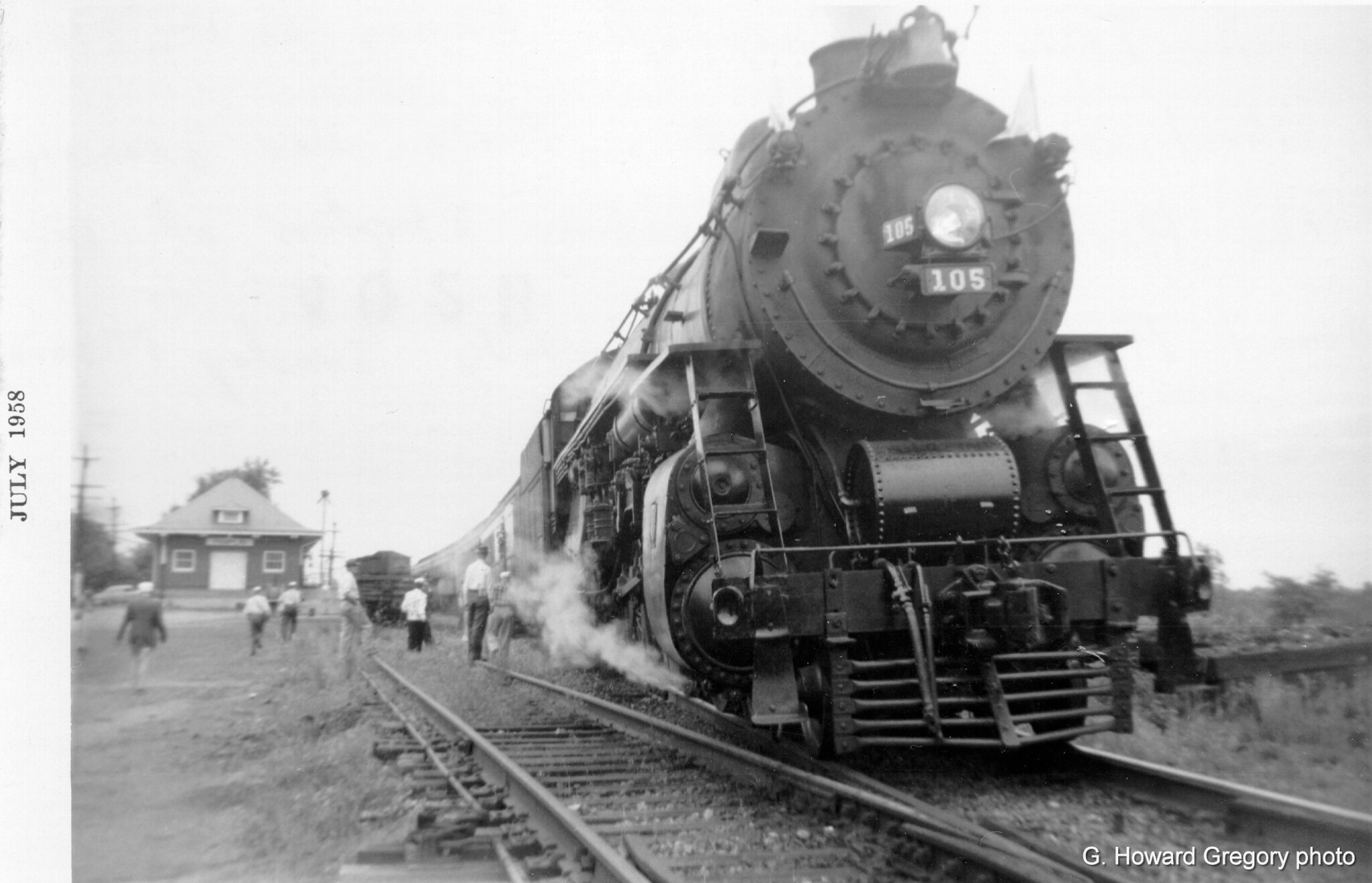 Old railroad photo at Pamplin