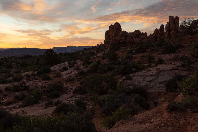 Morning at Arches National Park