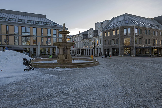 The square in Kristiansand, Norway