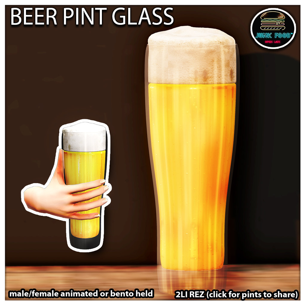 Junk Food – Beer Pint Glass
