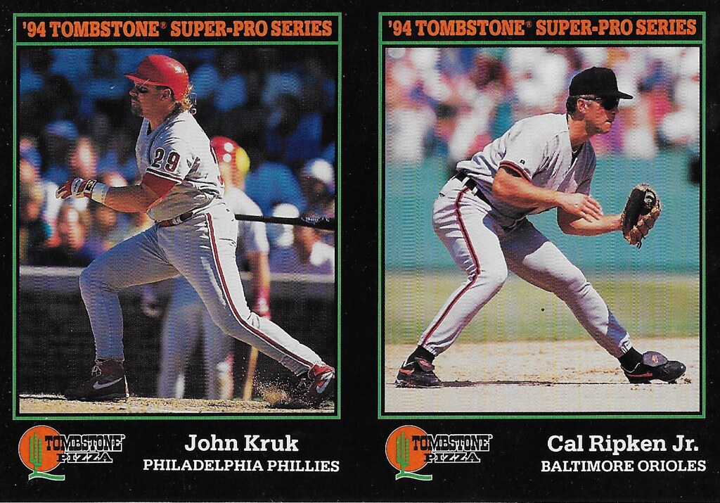 1994 Tombstone Panel (John Kruk, Cal Ripken Jr)