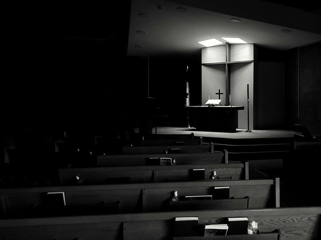 Empty church...
